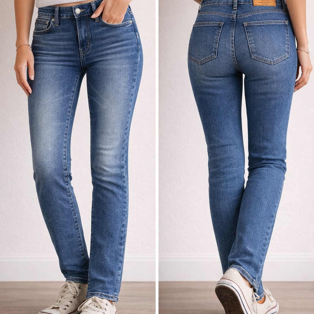 Lucky Brand Women's Skinny Jeans in Medium Blue Wash